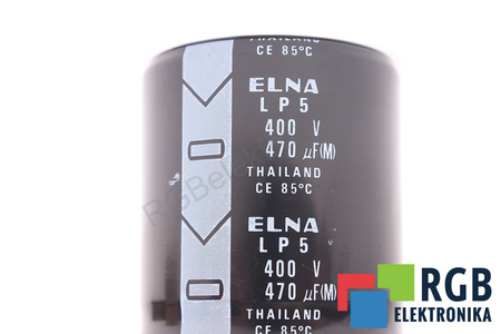 CONDENSATEUR 470UF 400VDC LP5 ELNA