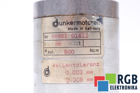 8885101612 DUNKERMOTOREN I=36 RÉDUCTEUR