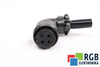 FICHE FEMELLE COUDÉE XMS4108A22-22S POUR SERVOVARIATEURS YASKAWA 4 PIN REMPLACEMENT