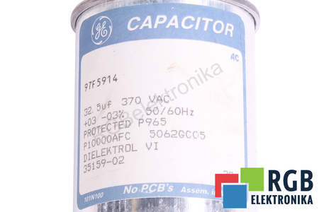 CONDENSATEUR 97F5914 GENERAL ELECTRIC 32.5UF, 370V