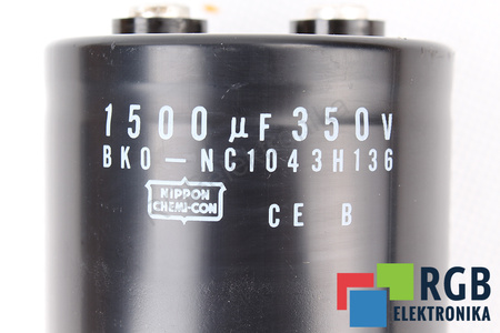 CONDENSATEUR BK0-NC1043H136 NIPPON 1500UF, 350V