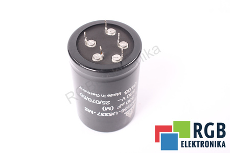CONDENSATEUR B43306-U6337-M2 S+M 25/070/56 330UF, 500VDC