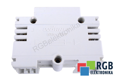 SUPPORT DE FUSIBLE 63A 380V WOHNER