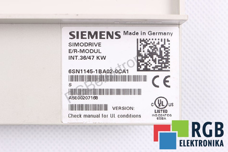 6SN1145-1BA02-0CA1 SIEMENS PLAQUE ARRIERE