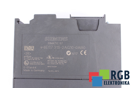 6ES7315-2AG10-0AB0 SIEMENS SIMATIC S7-300