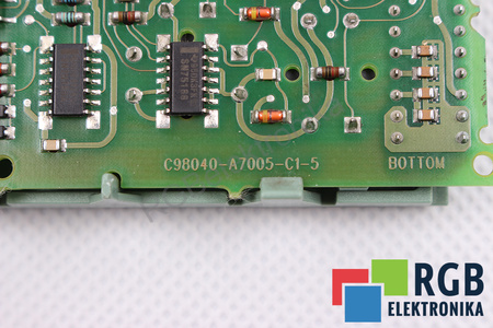 C98040-A7005-C1-5 SIEMENS PANNEAU DE CONTRÔLE ET DE COMMANDE