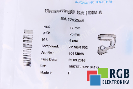 17X25X4 SIMRIT 72NBR902 JOINT SPI