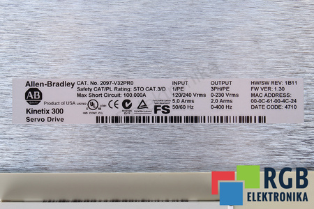 KINETIX300 ALLEN BRADLEY 2097-V32PR0