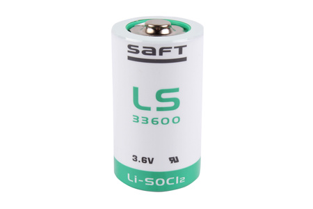 LS33600/STD SAFT D 17000MAH, 3.6V, 33.3X61.3MM BATTERIE