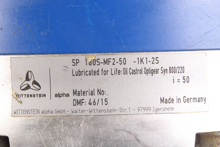 SP180S-MF2-50-1K1-2S WITTENSTEIN ALPHA GMBH I=50 50I RÉDUCTEUR