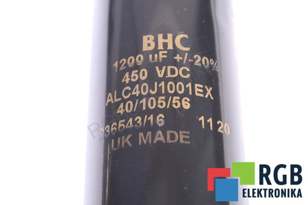 CONDENSATEUR ALC40J1001EX BHC COMPONENTS LTD 1200UF, 450V