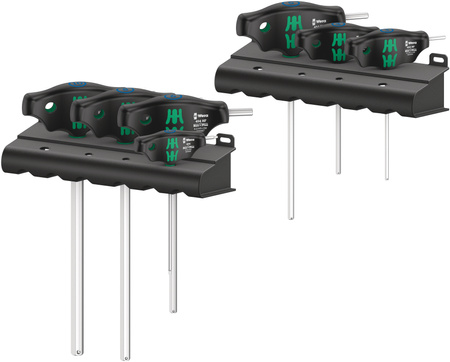 JEU DE TOURNEVIS HEX-PLUS A MANCHE EN T AVEC FONCTION DE RETENUE, 7 PIECES 05023450001 WERA 454/7 HF SET 1
