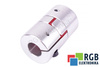 YH10-30-10-14-50 D=30MM D1/D2=10/14MM L=50MM ALUMINIUM ACCOUPLEMENT ÉLASTIQUE A MÂCHOIRES