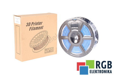1,75MM PEARL FILAMENT 0.5KG BLUE FLASHFORGE DIMENSION EXTÉRIEURE DE LA BOBINE 180MM, DIMENSION INTÉRIEURE DE LA BOBINE 50MM, LARGEUR DE LA BOBINE 45MM
