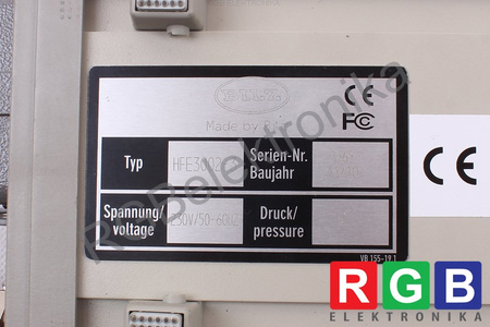 HFE3002-3 BILZ 230V/50-60HZ HF-RECEIVER