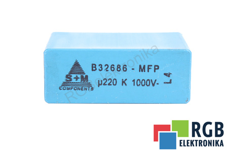 CONDENSATEUR B32686-MFP S+M 0.220UF, 1000VDC