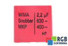 CONDENSATEUR 2.2UF 630V WIMA 400V MKP SNUBBER