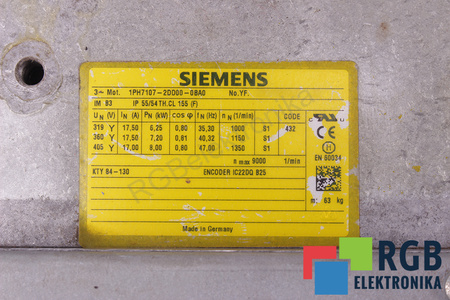 1PH7107-2DD00-0BA0 SIEMENS SIMOTICS M 1PH7