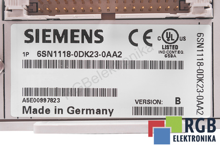 6SN1118-0DK23-0AA2 SIEMENS SIMODRIVE 611