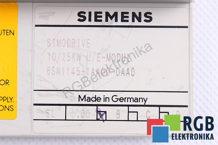 OSŁONA 6SN1145-1AA00-0AA0 SIEMENS 462008.005 FAÇADE DU BOÎTIER