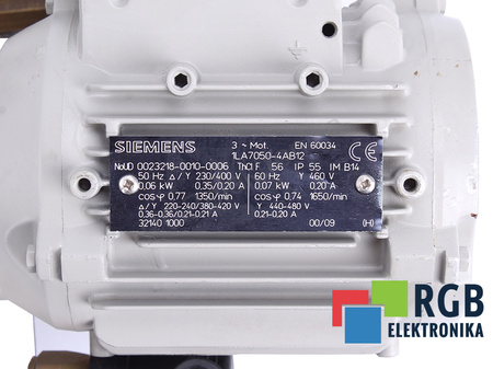 1LA7050-4AB12 SIEMENS SIMOTICS GP / SD / XP / DP – TYPE SERIES 1LA7