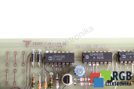 EB-4004.102.10B ZAUGG ELEKTRONIK POUR PIÈCES