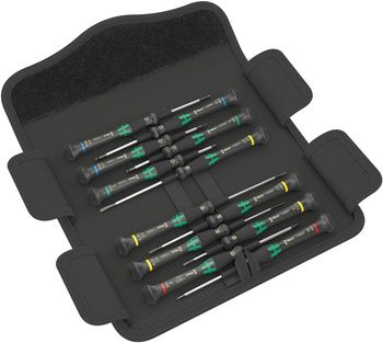 JEU DE TOURNEVIS ÉLECTRONICIEN KRAFTFORM MICRO 12 UNIVERSAL 1, 12 PIECES 05073675001 WERA KRAFTFORM MICRO 12 UNIVERSAL 1