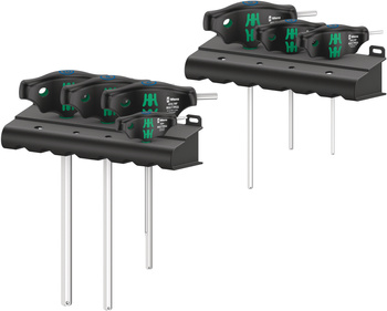 JEU DE TOURNEVIS HEX-PLUS A MANCHE EN T AVEC FONCTION DE RETENUE, 7 PIECES 05023450001 WERA 454/7 HF SET 1
