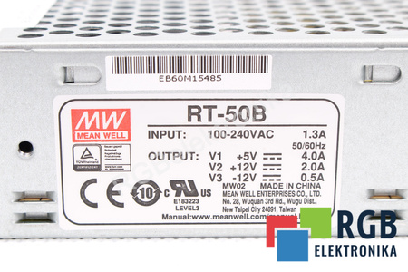 RT-50B MEAN WELL ALIMENTATION