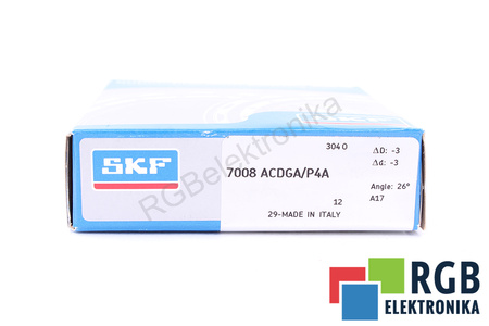 7008ACDGA/P4A SKF 40X68X15 ROULEMENT A BILLES A CONTACT OBLIQUE