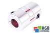 YH10-40-14-20-66 D=40MM D1/D2=14MM/20MM L=66MM ALUMINIUM ACCOUPLEMENT ÉLASTIQUE A MÂCHOIRES