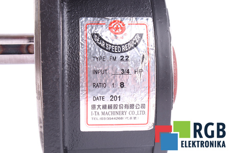 FM22 I-TAMACHINERY I=8 RÉDUCTEUR