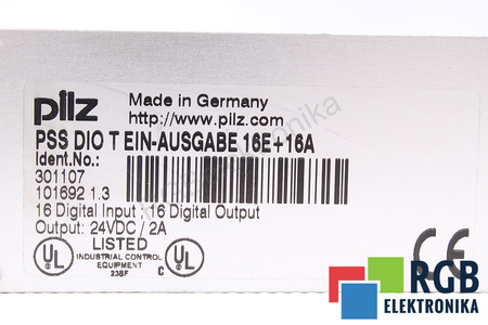 PSS DIO T PILZ 301107