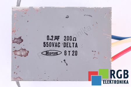 0.2UF 200 OHM 550VAC MARCON FILTRE