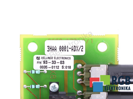 3HAA0001-ADX/2 VELLINGE ELECTRONICS 93-33-03