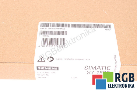 6ES7590-1AB60-0AA0 SIEMENS 160MM SIMATIC S7-1500 RAIL DE MONTAGE