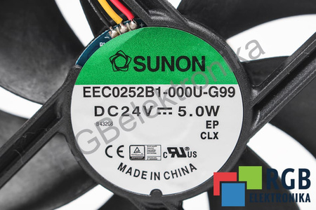 EEC0252B1-000U-G99 SUNON 120X120X25, 24V VENTILATEUR