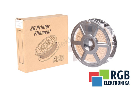 1,75MM WOOD FILAMENT 0.5KG LIGHT FLASHFORGE DIMENSION EXTÉRIEURE DE LA BOBINE 180MM, DIMENSION INTÉRIEURE DE LA BOBINE 50MM, LARGEUR DE LA BOBINE 45MM