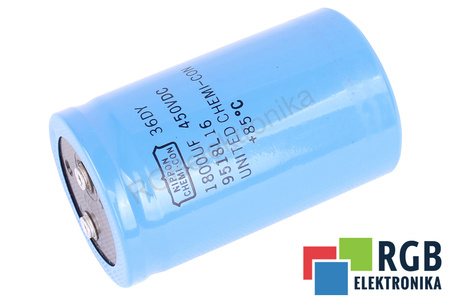 CONDENSATEUR 1800UF 450VDC NIPPON 1800UF, 450V