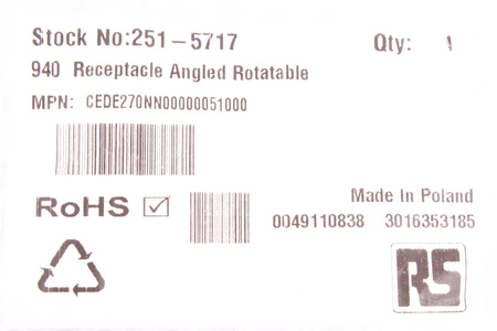 PRISE CEDE270NN00000051000 TE CONNECTIVITY 6PIN