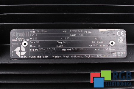 DA112MA ELECTRODRIVES LTD.