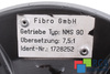 NMS90 FIBRO I=7.5 RÉDUCTEUR