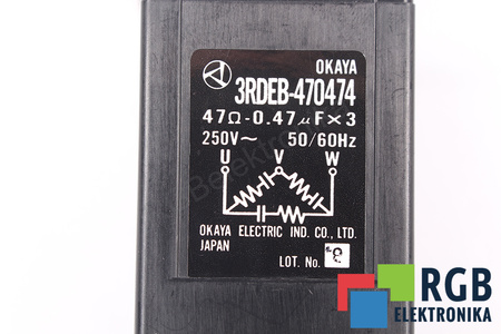 CONDENSATEUR 3RDEB-470474 OKAYA 0.47UF, 250VAC