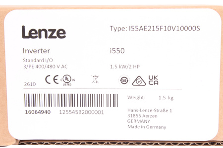 I55AE215F10V10000S LENZE 16064940 I550-C1.5/400-3