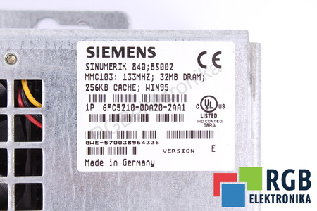 6FC5210-0DA20-2AA1 SIEMENS SINUMERIK FM NC/810D/810DE/840D/840DE VERSION E