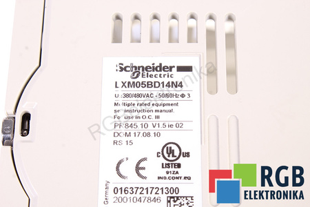 LXM05BD14N4 SCHNEIDER ELECTRIC BOÎTIER