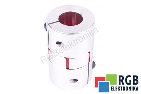 YH10-40-14-20-66 D=40MM D1/D2=14MM/20MM L=66MM ALUMINIUM ACCOUPLEMENT ÉLASTIQUE A MÂCHOIRES