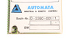 D-2280-001-1 AUTOMATA VME PKS-CPU