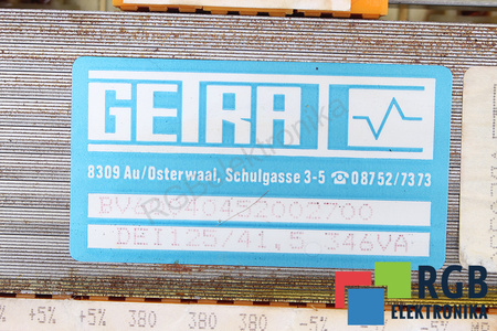 BV60040452002700 GETRA 346VA TRANSFORMATEUR