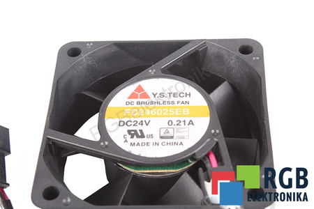FD246025EB Y.S.TECH 60X60X25MM, 24V, 0.21A VENTILATEUR